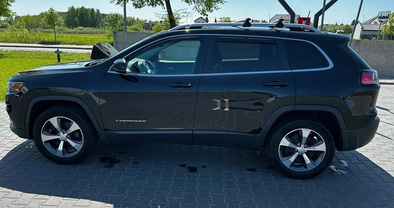 Jeep Cherokee cena 112900 przebieg: 77271, rok produkcji 2019 z Bobowa małe 67